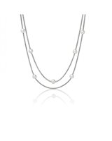 Collana Miluna Donna Miss Italia in Argento Perla PCL5625 - PCL5625